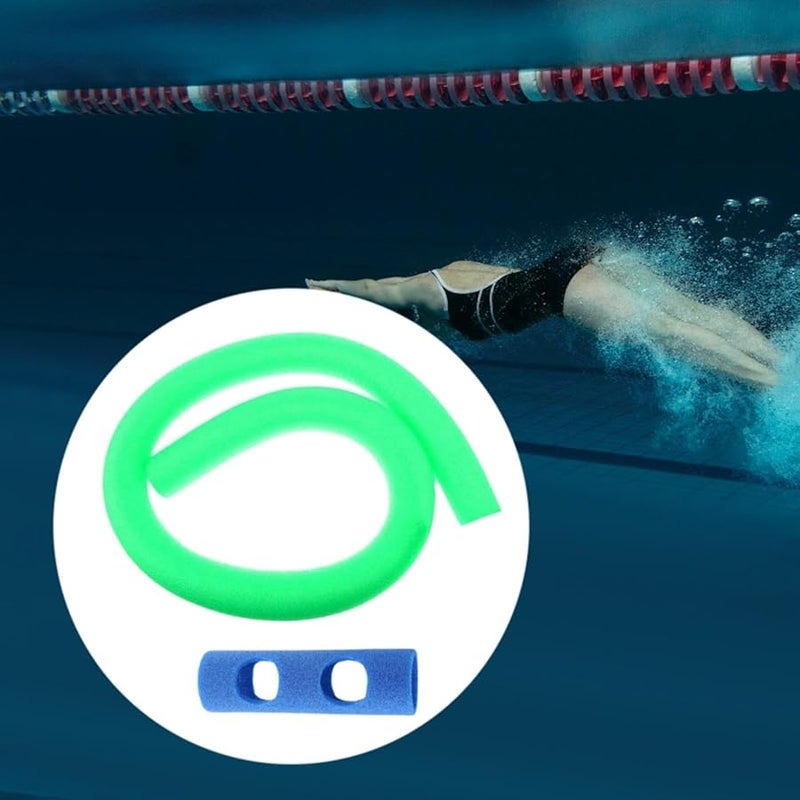 Green Blue Pool Noodles Flexible Swim Buoyancy Sticks Outdoor Water Game Toy - Image 5